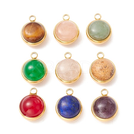 Natural Mixed Stone Pendants G-K325-02G-1