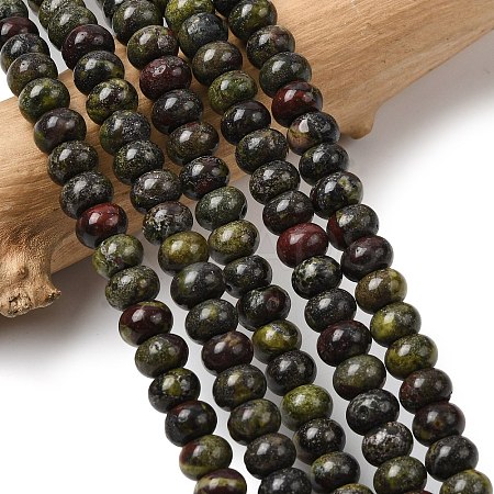 Natural Dragon Blood Beads Strands G-A280-A26-01-1