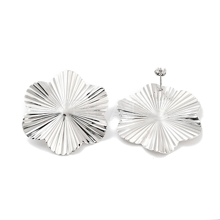Non-Tarnish 304 Stainless Steel Stud Earrings for Women EJEW-K283-01P-1