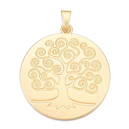Rack Plating Alloy Big Pendants FIND-N005-42G-1
