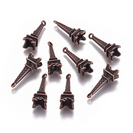 Tibetan Style Alloy Pendants LS-EA9450Y-R-1