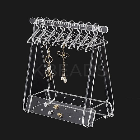 Coat Hanger Removable Acrylic Earring Displays EDIS-PH0001-48-1