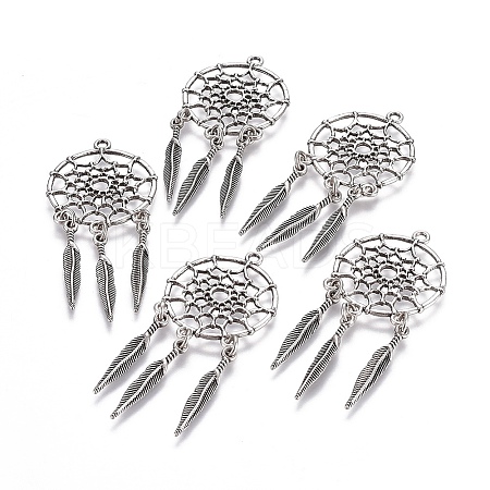 Tibetan Style Alloy Pendants LS-X-TIBE-Q054-14TAS-NR-1