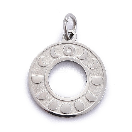 Non-Tarnish 304 Stainless Steel Pendants LS-STAS-Z020-02P-1