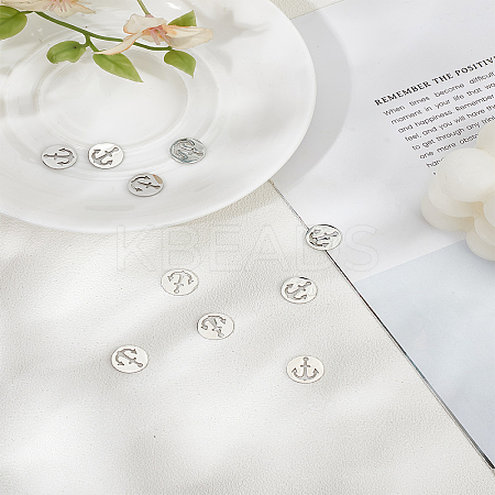 10Pcs 201 Stainless Steel Charms STAS-LP0003-20-1