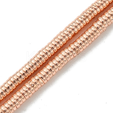 Electroplated Synthetic Non-Magnetic Hematite Beads Strands G-H020-C01-01-1