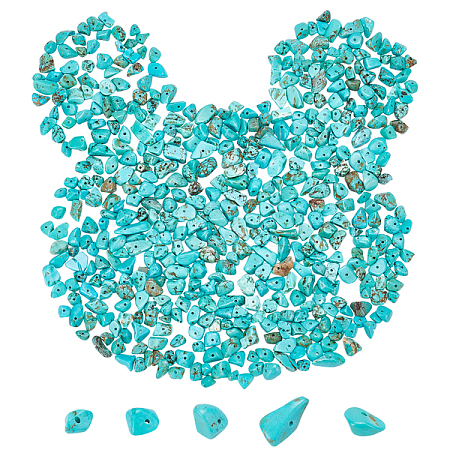 Synthetic Turquoise Chip Beads G-SC0001-29-1
