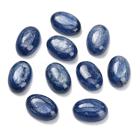 Natural Kyanite Cabochons G-B178-B01-14x10mm-1