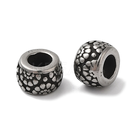 304 Stainless Steel European Beads STAS-S129-11P-1