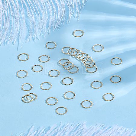 160Pcs Brass Open Jump Rings KK-LP0004-65-1