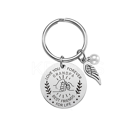 Stainless Steel Keychain KEYC-WH0022-005-1