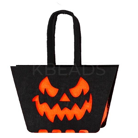 Devil Felt Halloween Candy Bags with Handles LS-HAWE-K001-01D-1