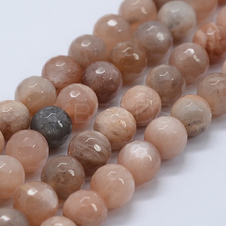 Natural Sunstone Beads Strands G-G763-02-10mm-1