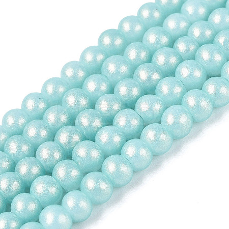 Baking Paint Glass Pearl Beads Strands LS-DGLA-ZX001-05B-11-1