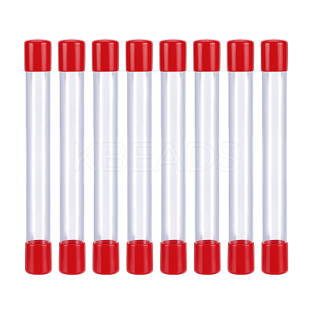 Transparent PVC Plastic Bead Storage Tubes LS-AJEW-WH0348-767A-1
