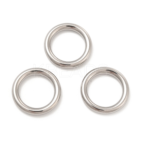 Non-Tarnish 304 Stainless Steel Linking Rings X-STAS-D246-01A-04P-1