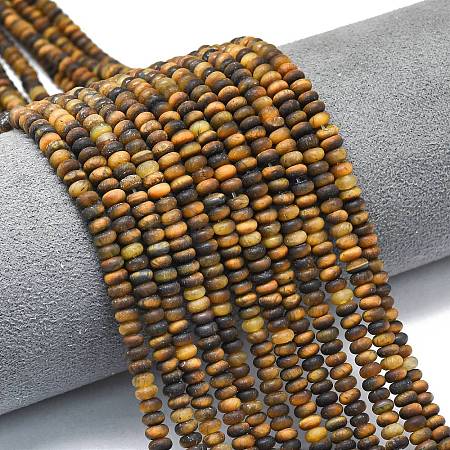 Natural Tiger Eye Beads Strands G-P575-A05-4x2mm-01-1