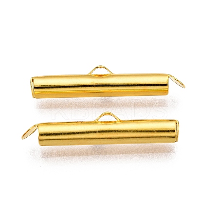 Iron Slide On End Clasp Tubes IFIN-R212-2.0cm-G-1