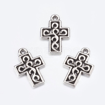 Tibetan Style Alloy Pendants EA0111Y-1