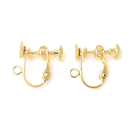 316 Surgical Stainless Steel Clip-on Earring Findings STAS-Z127-02G-1