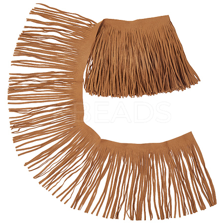 1Pc Suede Fabric Tassels Ribbon OCOR-GF0005-60B-03-1