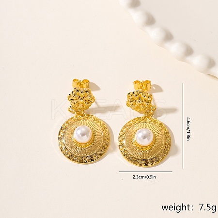 Vintage Exaggerated Metal Flower Heart Earrings for Party Wedding. BS9108-2-1