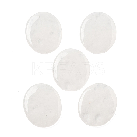 Natural Quartz Crystal Cabochons G-A258-01K-1