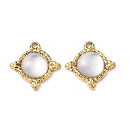 Natural Freshwater Shell Pendants SA-CBA11D7-09A-G-1