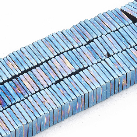 Electroplate Non-magnetic Synthetic Hematite Beads Strands G-N0318-23-B-1