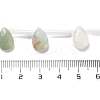 Natural Flower Amazonite Beads Strands G-Q167-A10-01-4