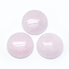 Natural Rose Quartz Cabochons G-E492-A-11-1