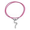 Waxed Cotton Cord Necklace Making LS-MAK-S034-010-3