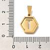 304 Stainless Steel Charms LS-STAS-H227-01G-T-3