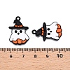 Halloween Theme Spray Painted Alloy Enamel Pendants LS-ENAM-T020-09F-3