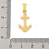 Ion Plating(IP) 304 Stainless Steel Micro Pave Cubic Zirconia Pendants STAS-D112-03G-03-3