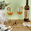 Paper Wine Glass Charms DIY-WH0060-46A-02-5