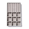 9-Grid Rectangle Velvet Jewelry Trays LS-ODIS-O005-01B-1