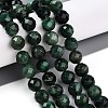 Natural Fuchsite Beads Strands G-T140-20C-2