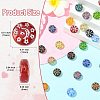 26Pcs 13 Colors Transparent Lampwork Beads LAMP-CJ0002-35-2