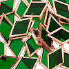 30Pcs Colored Glass Mosaic Tiles DIY-OC0009-43B-1