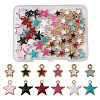 Alloy & Brass Enamel Charm Sets ENAM-TA0001-10-2