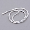 Synthetic Howlite Beads Strands G-Q462-8mm-26-1-2