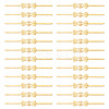 200Pcs Iron Bowknot Buckles IFIN-TA0001-72G-2