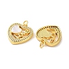 Valentine"s Day Brass Micro Pave Clear Cubic Zirconia Pendants KK-B083-41E-G-2