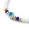 Adjustable Nylon Thread Braided Bead Bracelets Set BJEW-JB06440-12