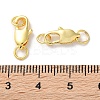 Rack Plating Brass Lobster Claw Clasps KK-F090-24G-02-3
