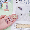 6Pcs Natural Fluorite Connector Charms G-AR0006-27C-3