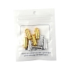 8 Sets 2 Colors 3-Strands Brass Magnetic Slide Lock Clasps KK-FS0001-60-6