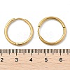 304 Stainless Steel Huggie Hoop Earrings LS-EJEW-G272-02-16mm-G-4