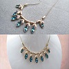 Pointed Back Glass Rhinestone Cabochons RGLA-OC0001-08H-6
